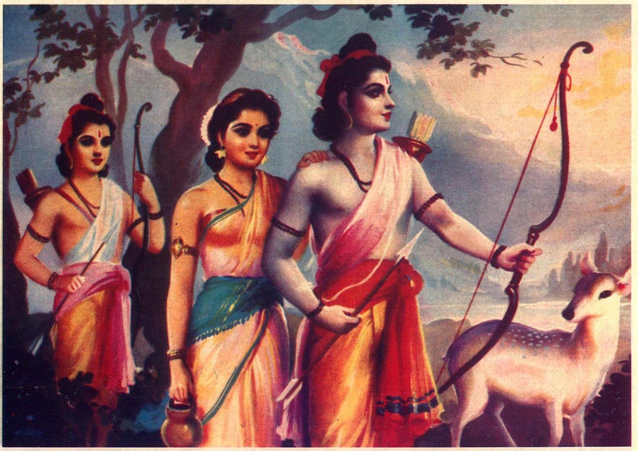 Story of Rama and Sita.