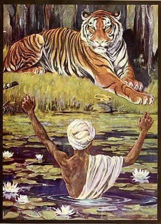 The Story of the Tiger and the Traveller
